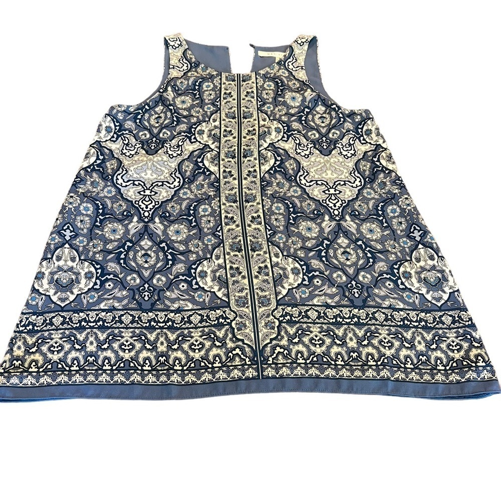 Max Studio Sleeveless Floral Paisley Top Blouse Size Small